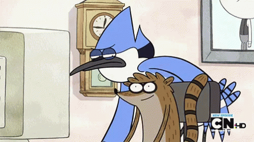 Rigby Twirling Regular Show GIF