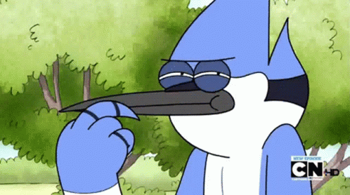 Mordecai And Rigby Agreeing Regular Show GIF