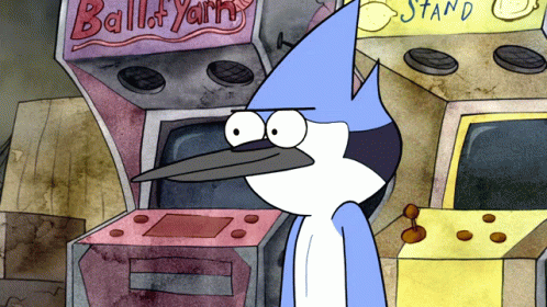 Mordecai Nodding Regular Show GIF