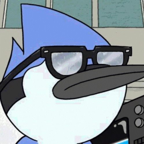 Cool Mordecai Regular Show GIF