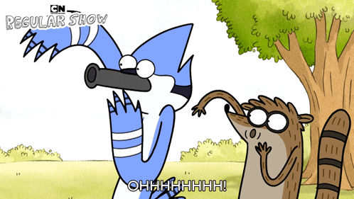 Regular Show Saying Ohhhhhhhh GIF