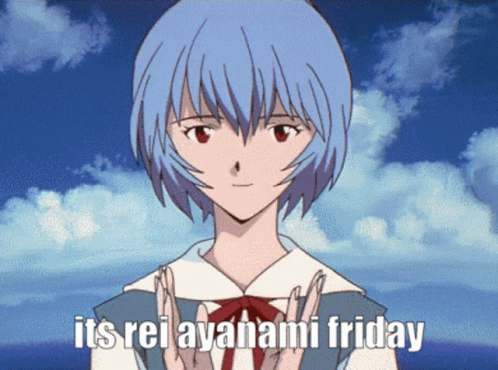 Rei Ayanami Clapping Hands Meme GIF