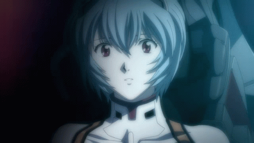 Rei Ayanami Feeling Sad GIF