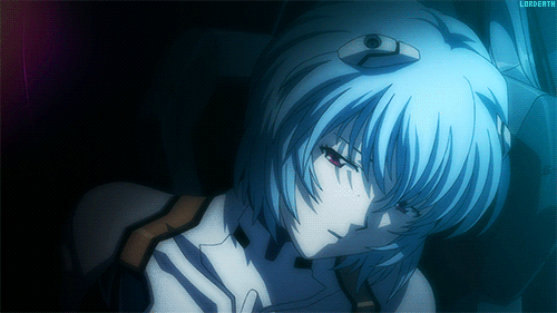Rei Ayanami Gaining Consciousness GIF