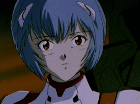 Rei Ayanami Happy And Smiling GIF