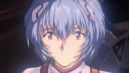 Rei Ayanami Shrugging Shoulders GIF