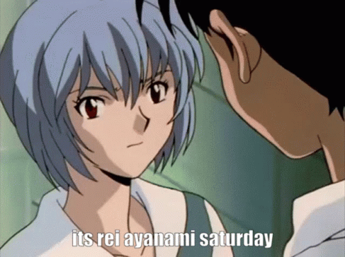 Rei Ayanami Slapping Meme GIF