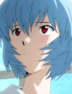 Rei Ayanami Worried Look GIF