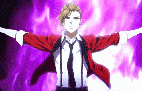 Rei Batsubami Releasing Power Kakegurui GIF