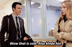 Reid Scott Wow Thats Cold Also Kinda Hot GIF