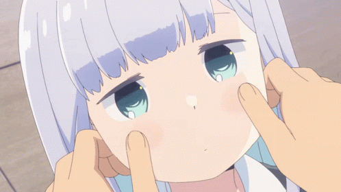 Reina Aharen Squish Cheeks GIF