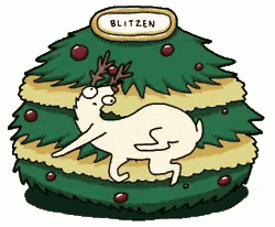Reindeer Blitzen Gif GIF
