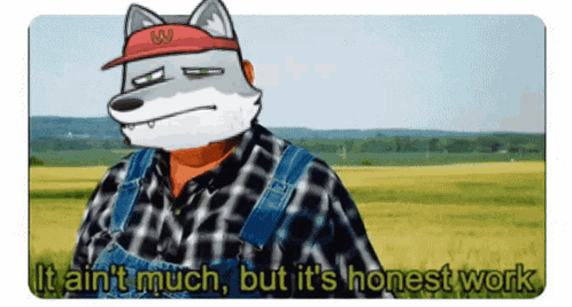 Rekt Wolf Aint Much Farmer Gif GIF
