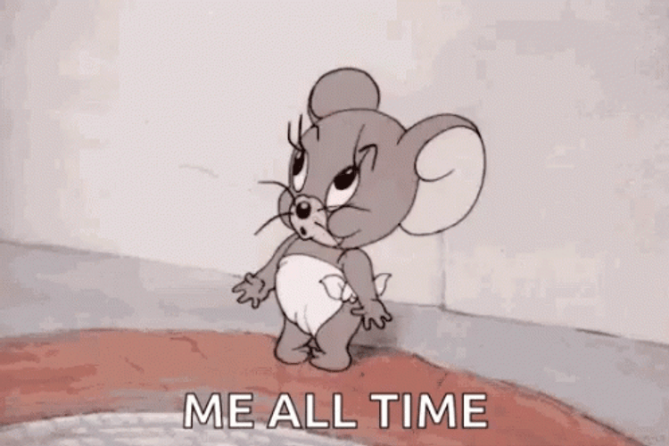 Relatable Mouse Funny Cartoon GIF
