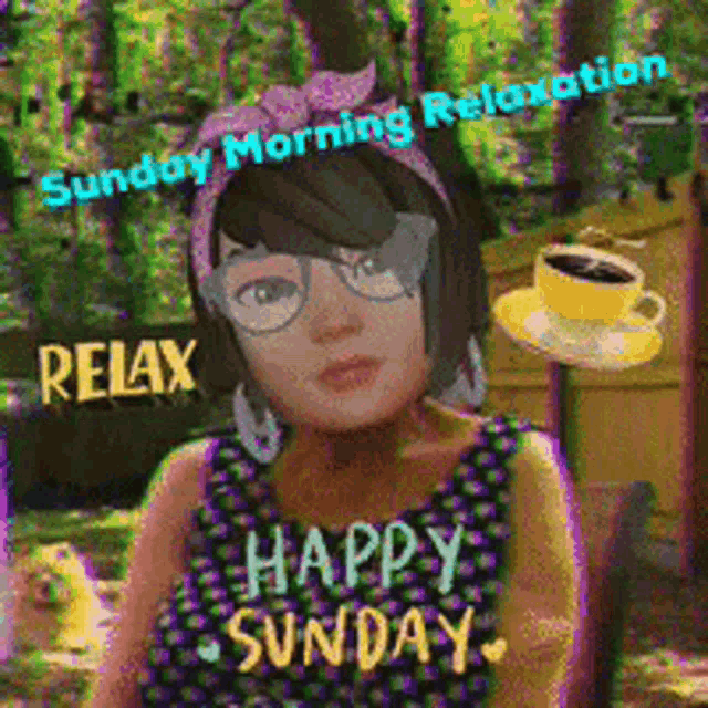 Relax Happy Sunday GIF