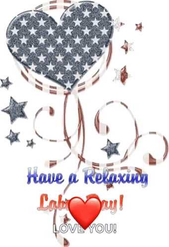 Relaxing Labor Day Weekend Greetings GIF