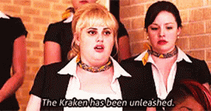 Release The Kraken Fat Amy GIF