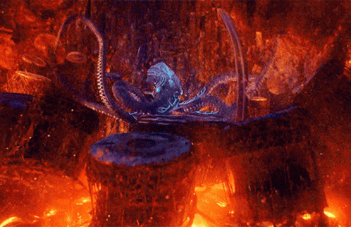 Release The Kraken Fiery Beast GIF