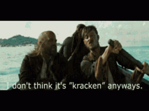 Release The Kraken Sailing Pirates GIF