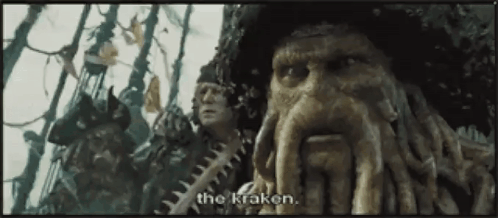 Release The Kraken Scary Sea Monster GIF