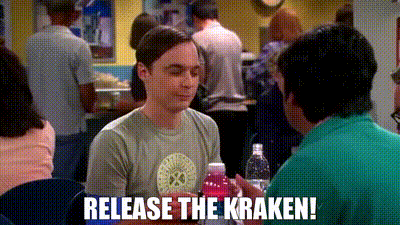 Release The Kraken Sheldon GIF