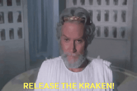 Release The Kraken Vintage Shot GIF