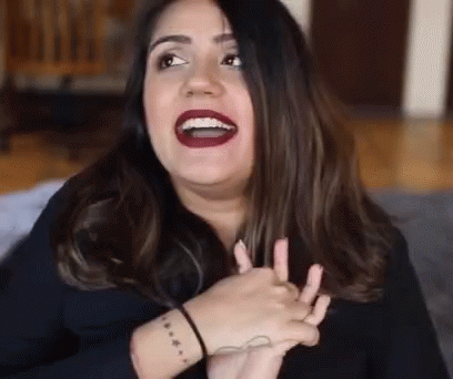 Relieved Sigh Of Woman GIF