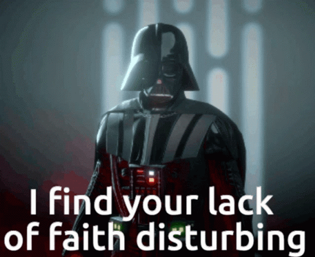 Religious Darth Vader GIF