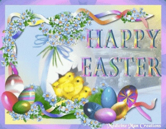 Religious Happy Easter Bunny GIF