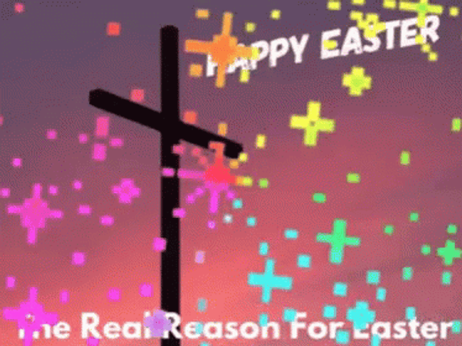 Religious Happy Easter Gif File 331kb GIF
