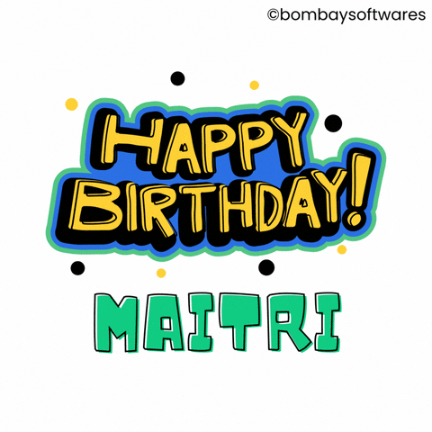 Religious Maitri Happy Birthday GIF