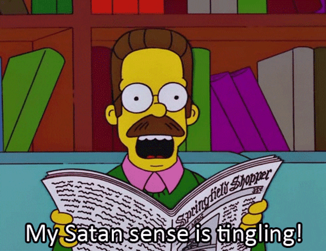Religious Ned Flanders GIF