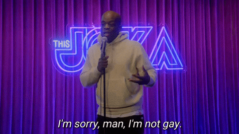 Rell Battle Not Gay Meme GIF