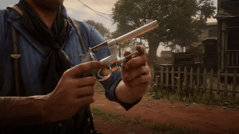 Reloading Gun Rdr2 GIF