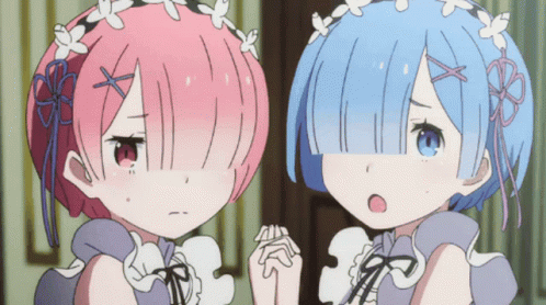 Rem Ram Re Zero Anime Twins GIF