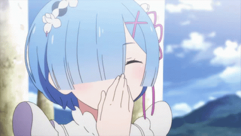Rem Re Zero Anime Cute Laugh GIF