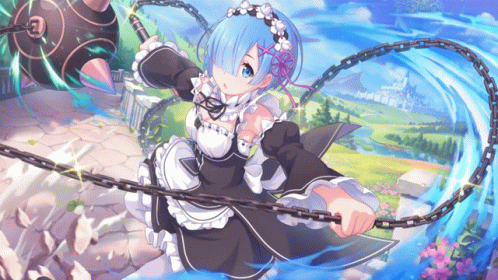 Rem Re Zero Anime Fantasy GIF