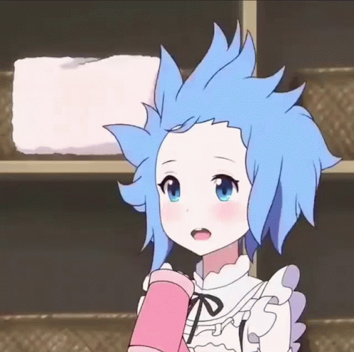 Rem Re Zero Anime Hair GIF