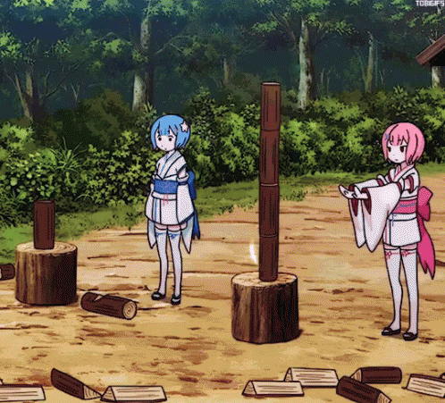 Rem Re Zero Anime Power Magic GIF