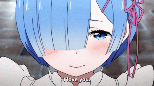 Rem Re Zero I Love You GIF