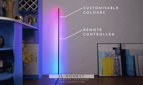 Remote Controlled Led Light And Customizable Colors GIF