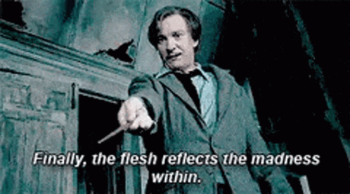 Remus Lupin Flesh Reflects The Madness Within GIF