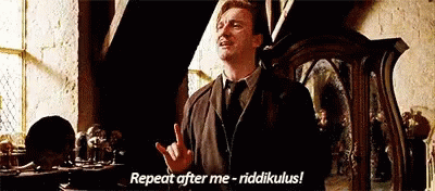 Remus Lupin Repeat After Me Riddikulus GIF