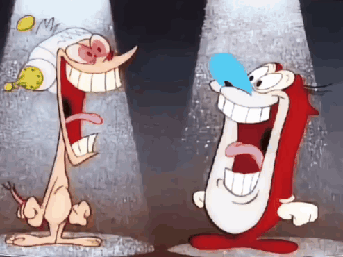 Ren And Ren From Ren And Ren Are Laughing Together GIF