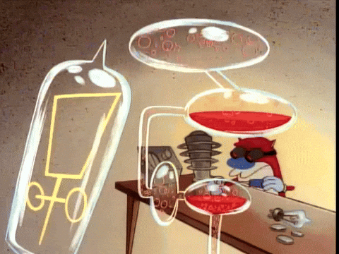Ren And Stimpy Saw Invention GIF