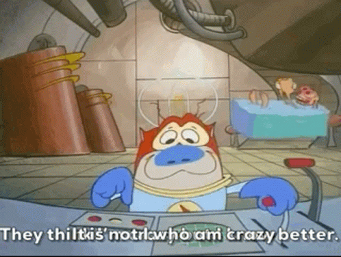 Ren And Stimpy Saw It Is Not I Who Am GIF