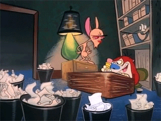 Ren And Stimpy Saw Scratchpad GIF