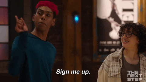 Renee Romolo Sign Me Up GIF