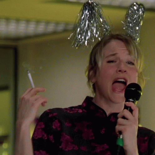 Renee Zellweger Office Christmas Party GIF