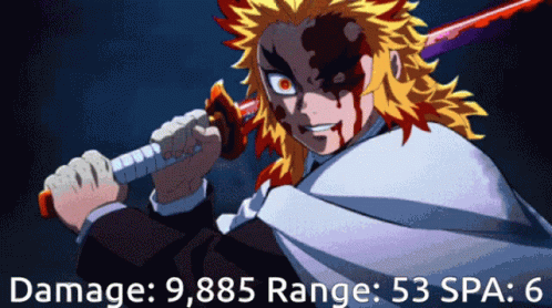 Rengoku Death Big Damage GIF
